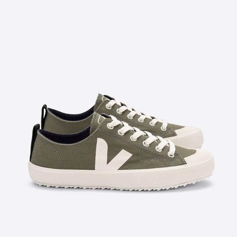 Zapatillas Veja Hombre España - Nova Tenis Kaki Canvas ES3915277